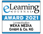 Logo des E-Learning Award 2021.