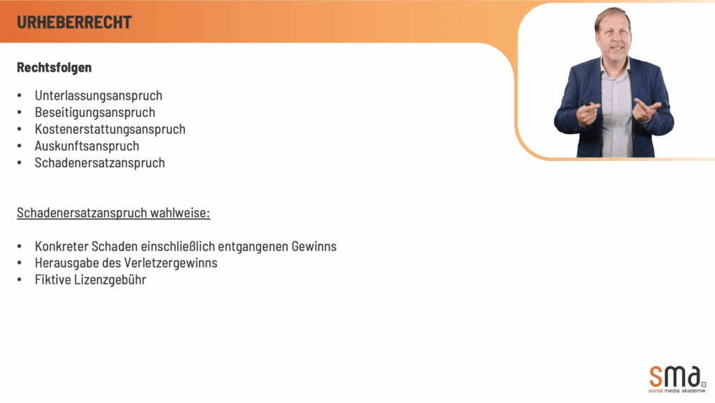 Rechtsfolgen von Urheberrechtsverletzungen: Erklärt von Dr. Carsten Ulbricht