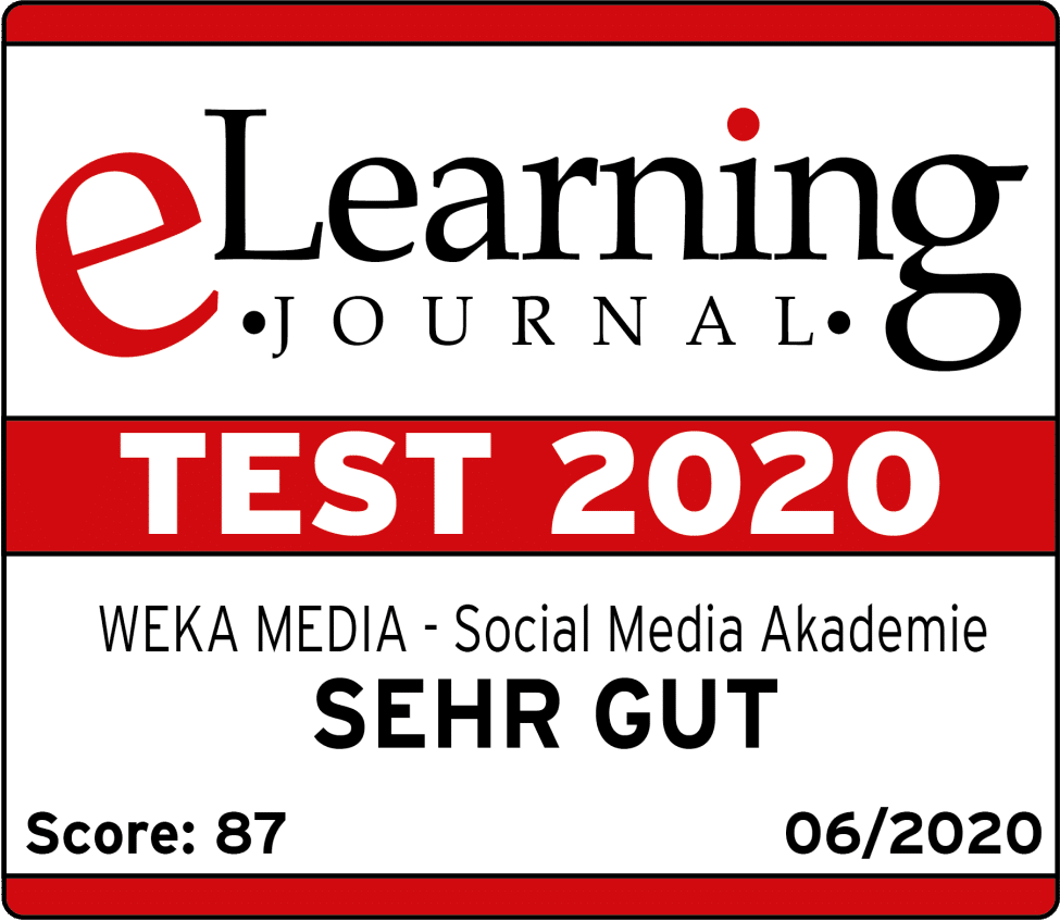 e-Learning Award Test 2020 Weka Media SMA
