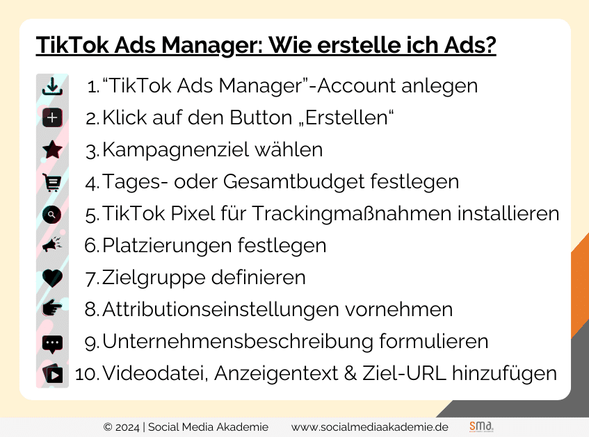 TikTok Werbung - Anleitung für TikTok Ads Manager