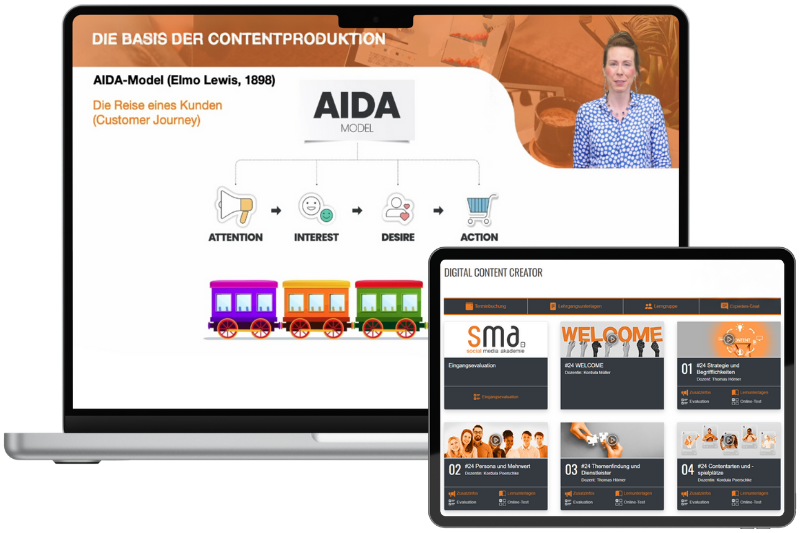 Lernplattform & Vorlesung: Content Creation