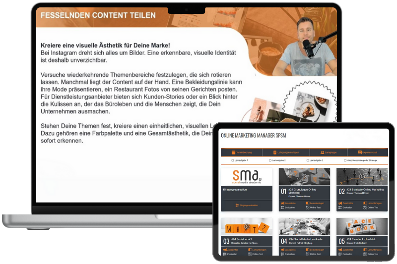 Lernplattform & Vorlesung: Marketing & Social Media